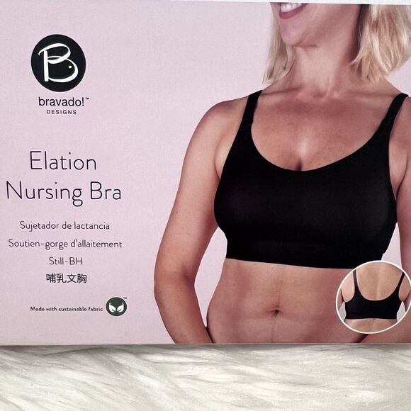 Bravado Designs Women’s Elation Nursing Bra Pullover Maternity Ivory Sz Small - Picture 1 of 12
